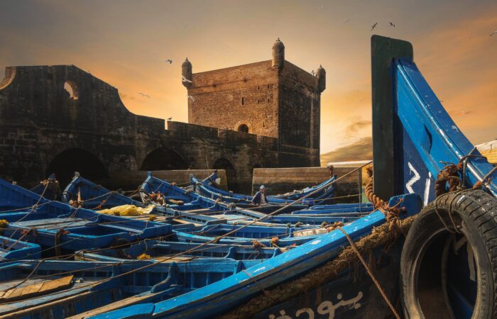 Escape the bustling city of Marrakech and embark on a day trip to the picturesque coastal town of Essaouira. This journey takes you through the scenic Moroccan countryside, where you’ll witness argan tree groves and charming Berber villages. Upon arrival in Essaouira.