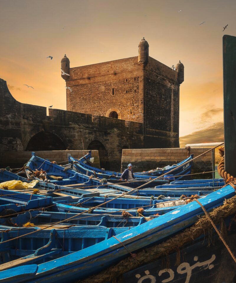 Escape the bustling city of Marrakech and embark on a day trip to the picturesque coastal town of Essaouira. This journey takes you through the scenic Moroccan countryside, where you’ll witness argan tree groves and charming Berber villages. Upon arrival in Essaouira.