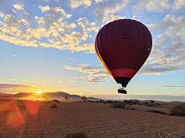 Luxury Private Hot Air Balloon Flight over Marrakech with Sunrise & Gourmet Breakfast